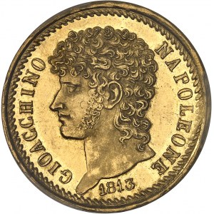 Naples, Joachim Murat (1808-1815). 40 lire 1813, Naples.