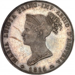 Parme, Marie-Louise (1815-1847). 5 lire 1815, Milan.