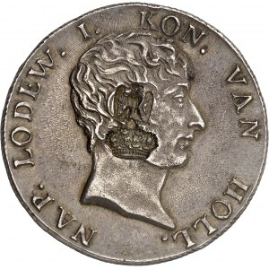 Louis Napoléon Ier (1806-1810). 50 stuivers, avec contremarque d’un aigle sur une couronne 1808, Utrecht.