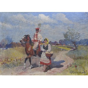 Jerzy POTRZEBOWSKI (1921-1974), Krakow courtship