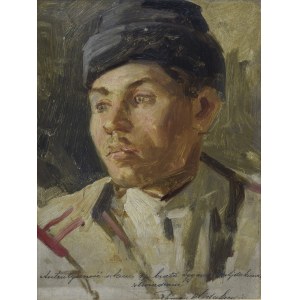 Zygmunt AJDUKIEWICZ (1861-1917), Head of a man in a Krakow outfit