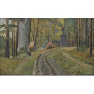 Stanisław DYZMAŃSKI (1878-1939), Straße im Wald