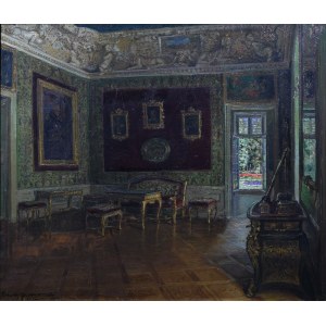 Błażej IWANOWSKI (1889-1966), Royal Bedroom in Wilanów, 1934