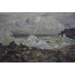 Leszek PINDELSKI (1902-1939), Skalisty brzeg morza