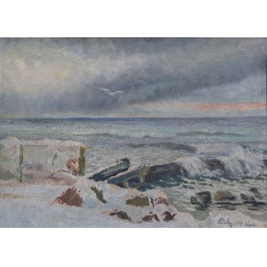 Stanislaw ROLICZ (1913-1997), The Sea in Winter, 1947