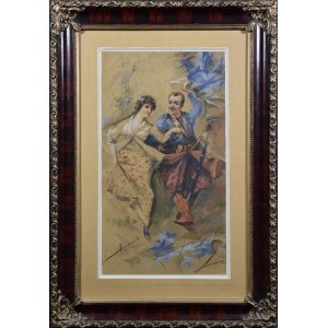 Jan Czesław MONIUSZKO (1853-1908) - ?, taneční pár