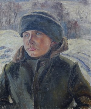 Henryk PLICH (1904-1986), Portret młodego mężczyzny, 1929