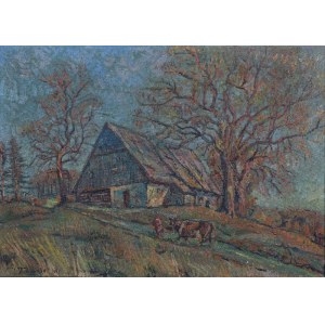 Painter unspecified, 20th century, Autumn Landscape from Szklarska Poreba