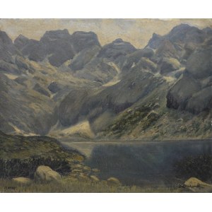 Stanisław BIECHOŃSKI (1902-1975), Tatra Mountains - Gąsienicowy Pond, 1973
