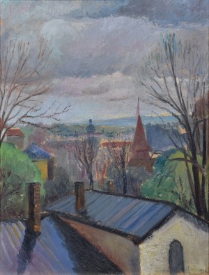 Henryk DIETRICH (1889-1948), Widok na miasto, 1929