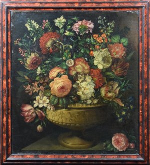 Painter unspecified, 19th century, Flowers in a vase