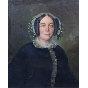 Victor DARJOU (1804-1877), Bildnis einer Frau, 1851