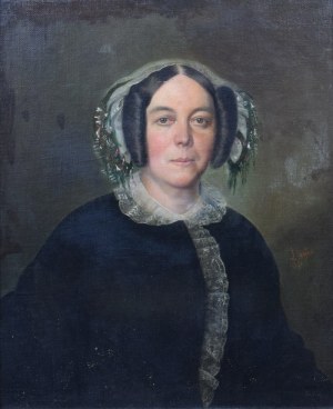 Victor DARJOU (1804-1877), Portret kobiety, 1851