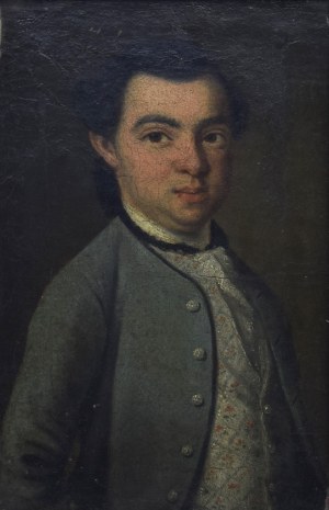 Malarz nieokreślony, XVIII w., Portret młodego mężczyzny