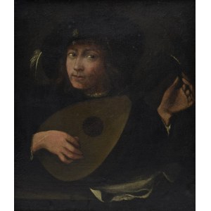 Neurčený maliar, 17. storočie, Hráč na lutnu