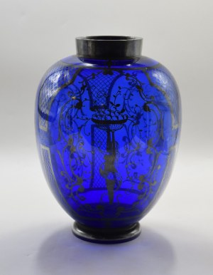 Cobalt vase