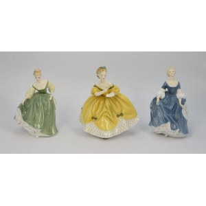 ROYAL DULTON & Co (Ltd.), Trzy figurki dam (z serii kolekcjonerskiej)