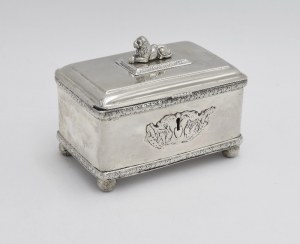 Louis B. NAST (active since the 1820s, after 1838 widowed Julia Nast), Box sugar bowl