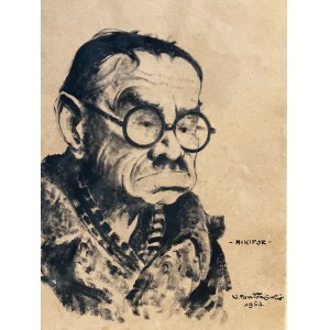 Jerzy PAWŁOWSKI (1909-1991), Porträt von Nikifor