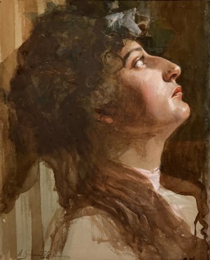 Henryk SIEMIRADZKI (1843 - 1902), Portret Rzymianki (1896)