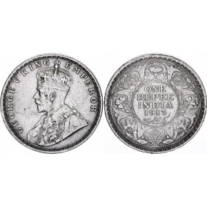 British India 1 Rupee 1913