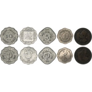 Pakistan Lot of 5 Coins 1940 -1983