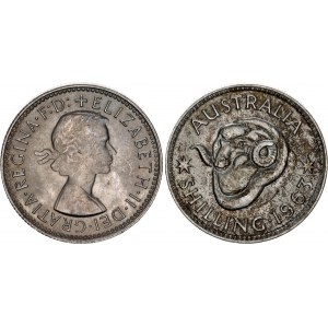 Australia 1 Shilling 1963