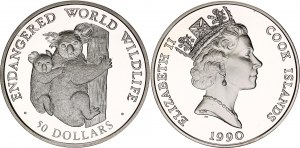 Cook Islands 50 Dollars 1990