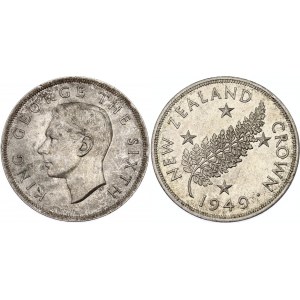 New Zealand 1 Crown 1949