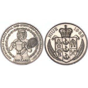 Niue 5 Dollars 1988