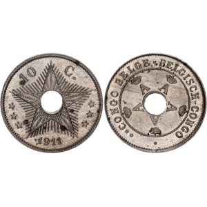 Belgian Congo 10 Centimes 1911