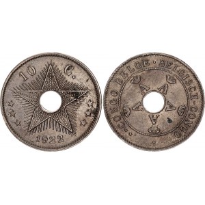 Belgian Congo 10 Centimes 1922