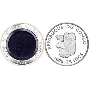 Congo 1000 Francs 2002