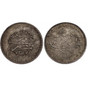 Egypt 1 Qirsh 1861 AH 1277//1