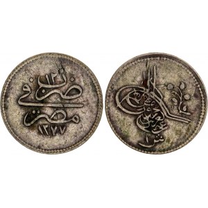 Egypt 1 Qirsh 1872 AH 1277//12