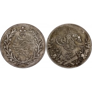 Egypt 10 Qirsh 1905 AH 1293//31 H