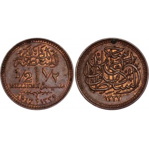 Egypt 1/2 Millieme 1917 AH 1335 H