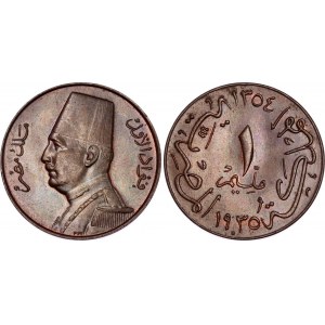 Egypt 1 Millieme 1935 AH 1354 H