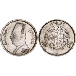 Egypt 2 Piastres 1929 AH 1348