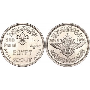 Egypt 100 Pounds 2014 AH 1435