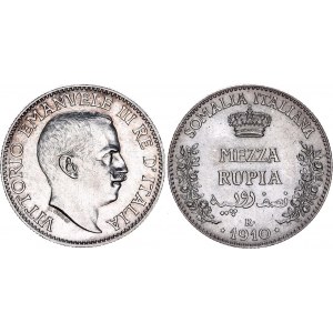 Italian Somaliland 1/2 Rupia 1910 R