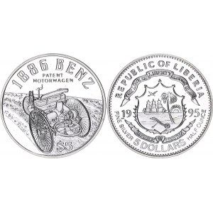 Liberia 5 Dollars 1995