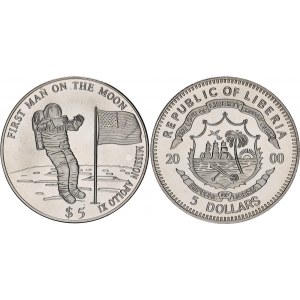Liberia 5 Dollars 2000