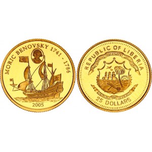 Liberia 25 Dollars 2005