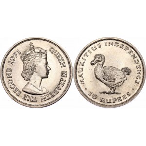 Mauritius 10 Rupees 1971