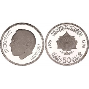 Morocco 50 Dirhams 1976 AH 1396