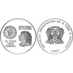 Saint Thomas & Prince 15000 Dobras / 7-1/2 Euro 1997