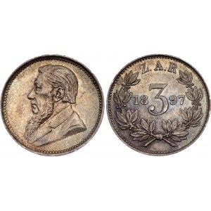 South Africa 3 Pence 1897