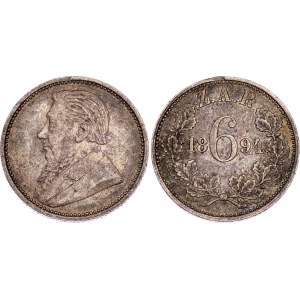 South Africa 6 Pence 1894