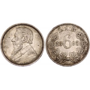 South Africa 6 Pence 1895